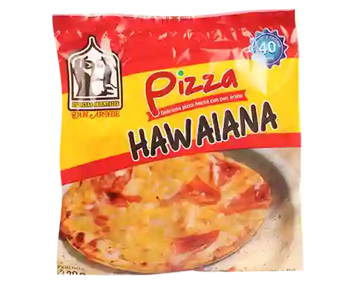 Delicias Orientales Pizza Hawaiana de Pan Árabe