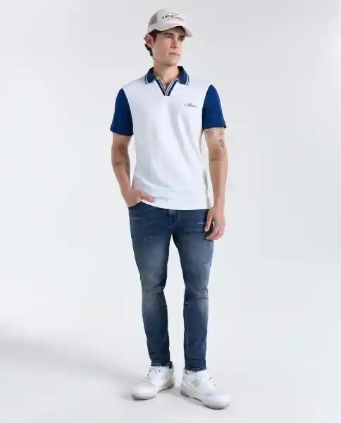 Polo Hombre Crudo Talla XL 809G082_CRU120304 Americanino