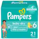 Pampers Pañal Desechable Baby Dry Etapa 6 21 Und