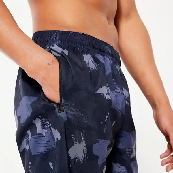 Domyos Pantaloneta Fitness 120 Hombre Azul Oscuro Talla XXL
