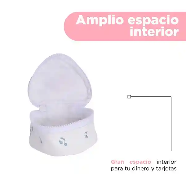 Monedero Con Corazón Bordado Cinnamoroll Serie Sanrio Miniso
