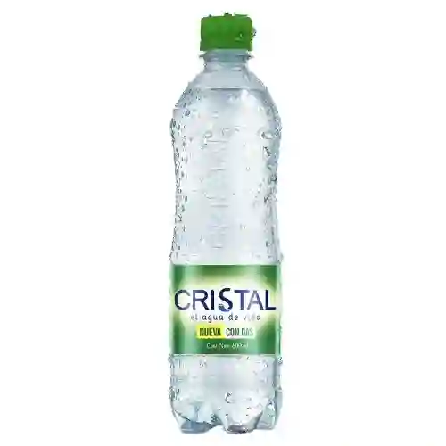 Agua Cristal con Gas 600 ml