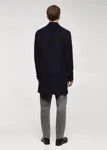 Abrigo Haki Navy Talla XS Hombre Mango