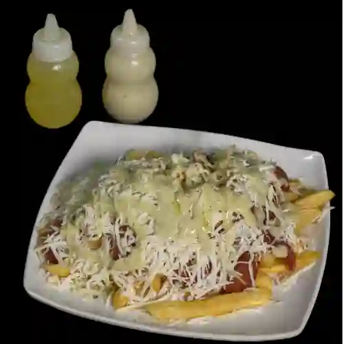 Salchipapa Sin Gratin