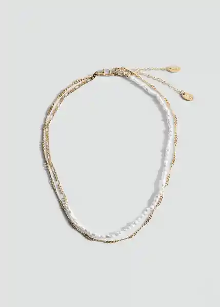 Collar Adelaida Oro Talla 99 Mujer Mango