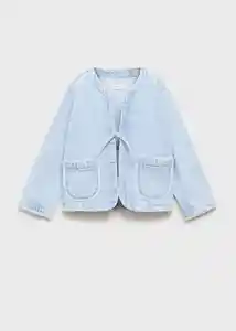 Chaqueta Cazadora Joane Tejano Claro Talla 71 Niña Mango