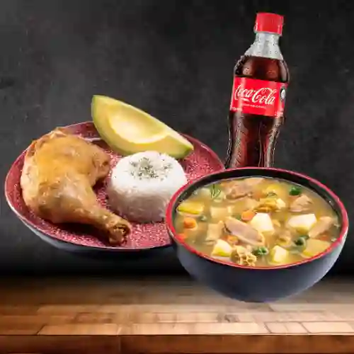 Mondongo Pechuga O Pernil + Bebida