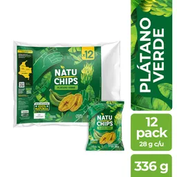 Natuchips Snack Platano Verde 28 g