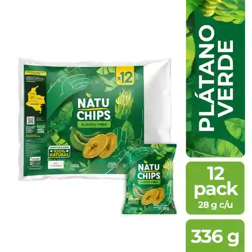 Natuchips Snack Platano Verde 28 g
