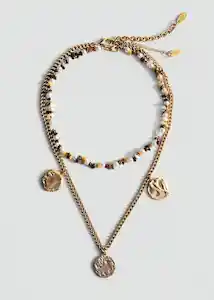 Collar Aitana Oro Talla 99 Mujer Mango