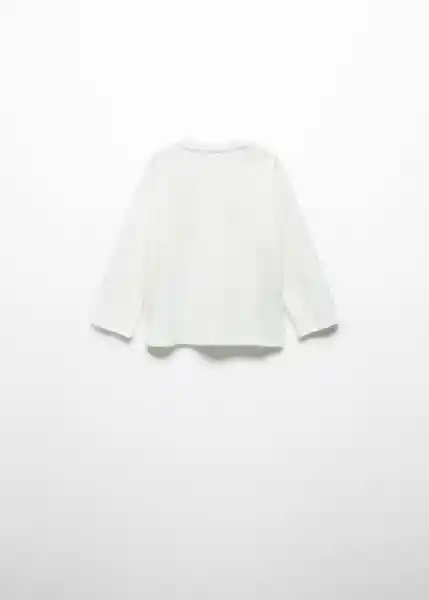 Camiseta Basicb5 Off White Talla 71 Niños Mango