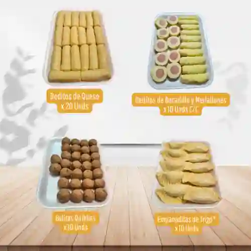 Combo pasabocas x 80 unidades