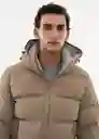 Abrigo Anorak Coli Topo Talla L Hombre Mango