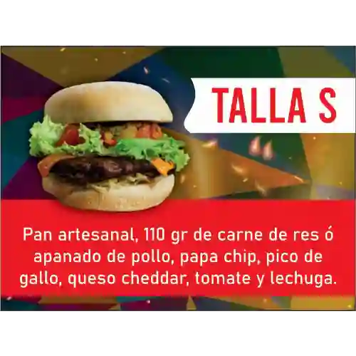 Hamburguesa Talla S