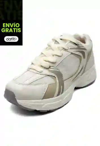 Tenis Hombre Marfil Talla 43 H530 Tellenzi