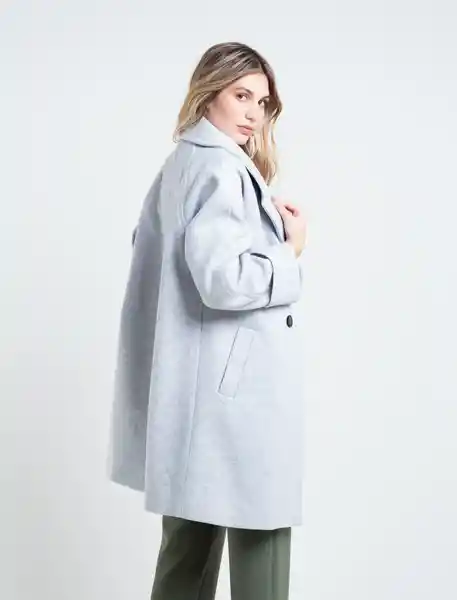 Abrigo New York Gris Claro Talla S Naf Naf