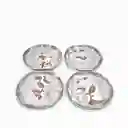 Set Plato Mediano Branco Ambiente Gourmet