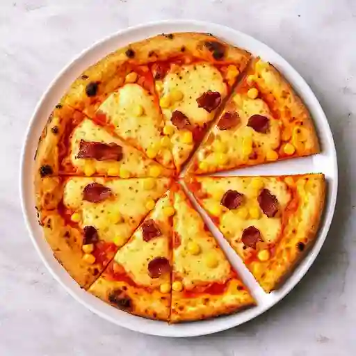 Pizza Maíz y Tocineta