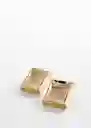 Pendientes Flavio Oro Talla 99 Mujer Mango