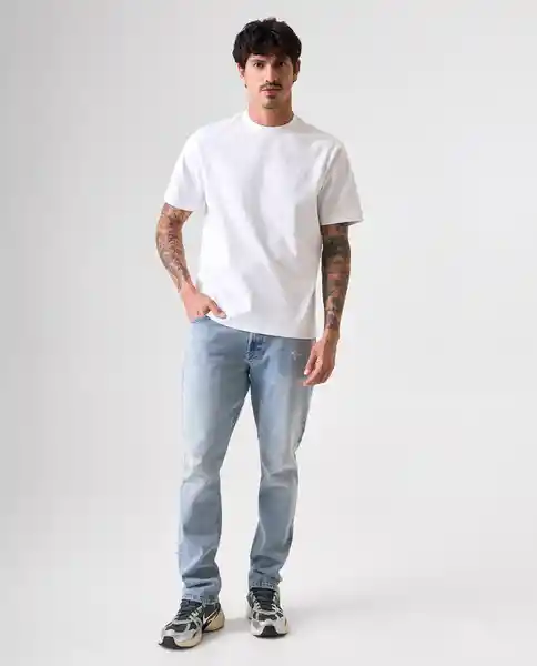 Camiseta Hombre Blanco Talla L 842G012_BLA110601 Americanino