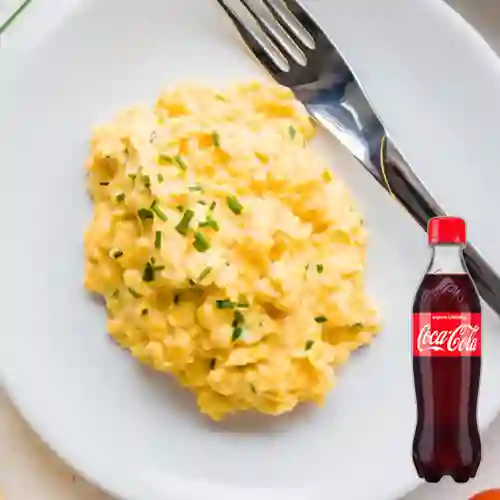 Combo Huevos Revueltos +Cocacola Orig 400ml