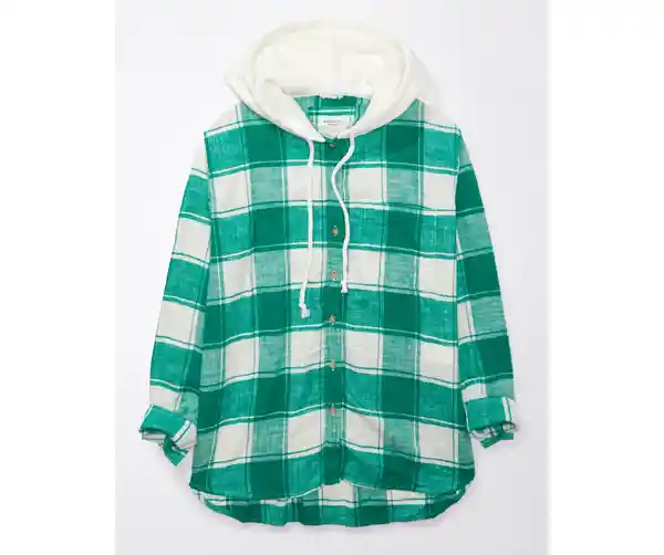 Camisa Mujer Verde Talla XX-Small American Eagle