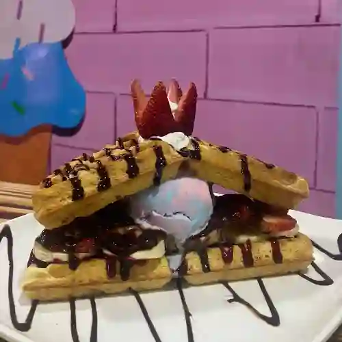 Waffle Sándwich de Helado