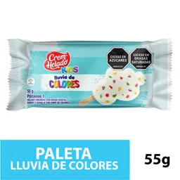 Crem Helado Paleta de Helado Kids Lluvia de Colores