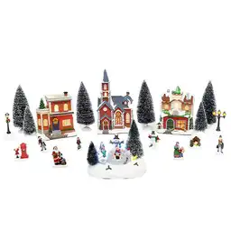 Members Selection Decoración Villa de Navidad Con Luz Led