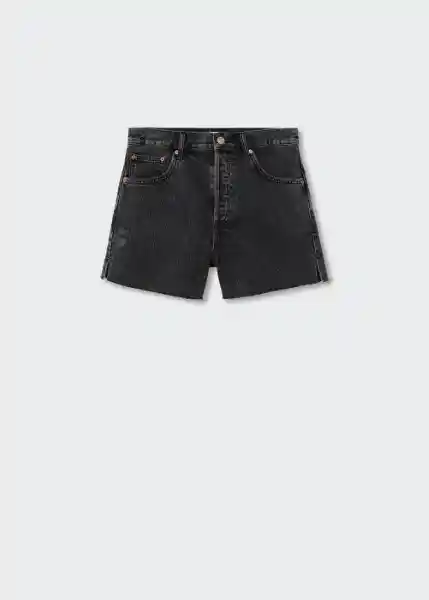 Short Andy Tejano Gris Oscuro Talla 40 Mujer Mango