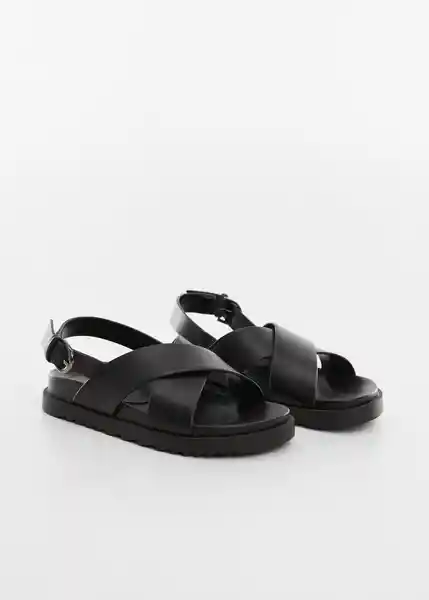 Sandalias Aneb Negro Talla 22 Niñas Mango