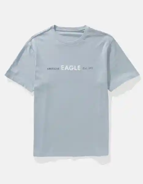 Camiseta Hombre Azul Talla: MEDIUM 4423452 American Eagle