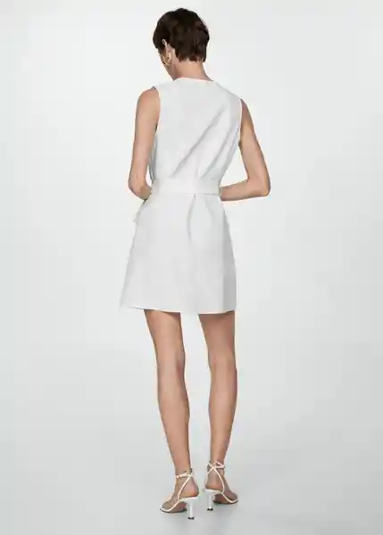 Vestido Roli Offwhite Talla 18 Mujer Mango