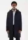 Abrigo Parka Edgy Navy Talla L Hombre Mango