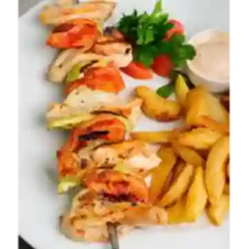 Chuzos de Carne, Cerdo, O Pollo