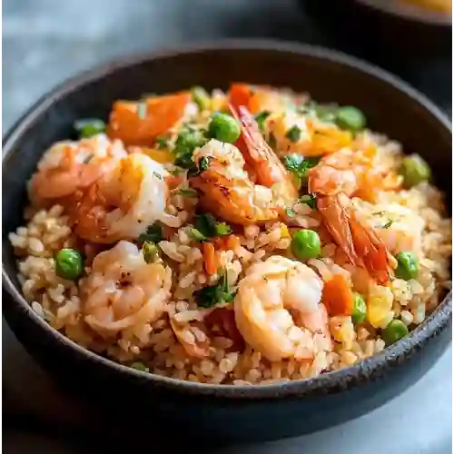Arroz con Camarones