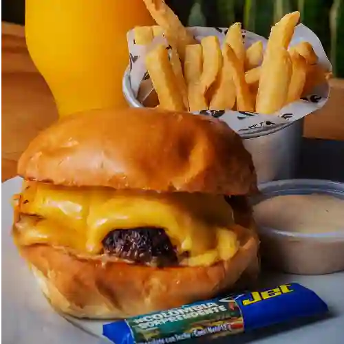 Cheese Burger en Combo