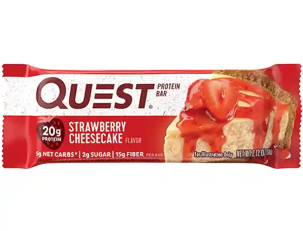 Quest Snack Barra Cheescake de Fresa