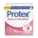 Jabón Antibacterial Protex Balance Saludable 110g x3