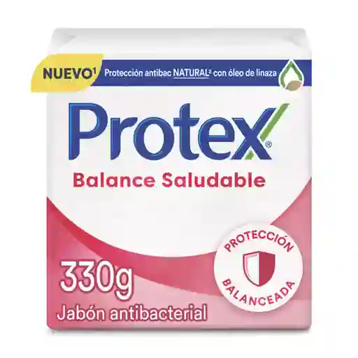 Jabón Antibacterial Protex Balance Saludable 110g x3
