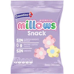 Millows Masmelos Snack Sabor a Vainilla