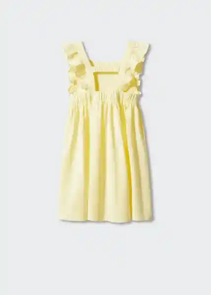 Vestido Aura Amarillo Talla 14 Niña Mango