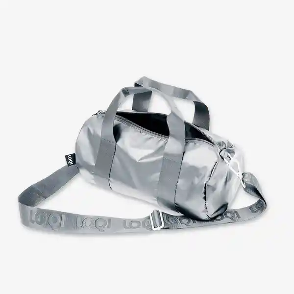 Loqi Bolsa Duffel Mediano Ligero Gris Metalizado