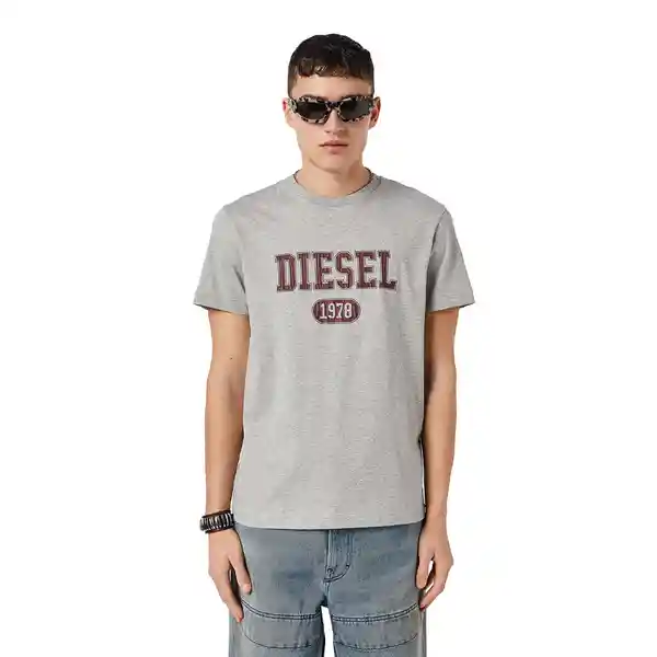 Diesel Camiseta Adulto Masculino Gris Talla XL T-DIEGOR-K46