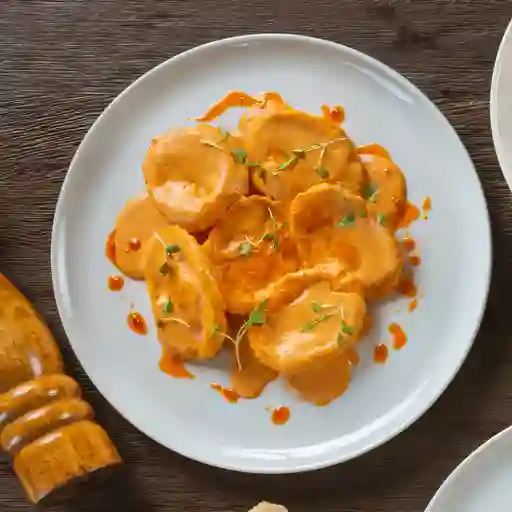 Ravioli de salmon