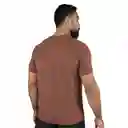 Camiseta Square Marrón Talla M Everlast