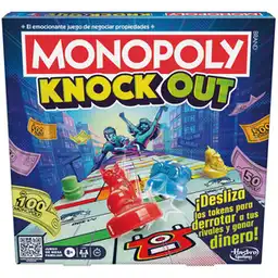 Hasbro Gaming Juego de Mesa Monopoly Knockou