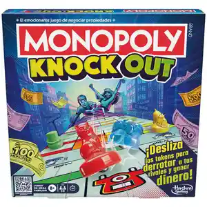 Hasbro Gaming Juego de Mesa Monopoly Knockou