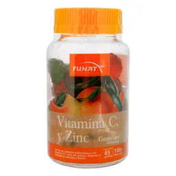 Funat Goma de Gelatina con Vitamina C + Zinc
