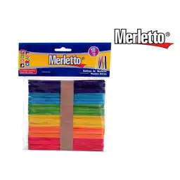 Merletto Palito de Madera de Colores 7857522758